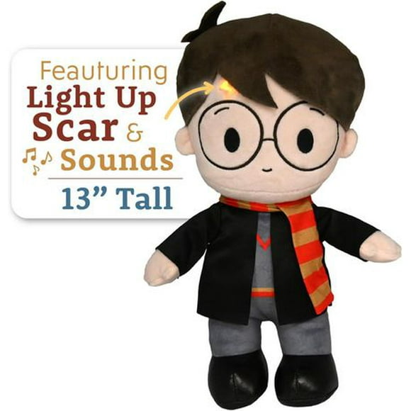Kids Preferred Harry Potter Light Up Scar Soft Huggable Stuffed Animal Cute Plush Toy for Toddler Boys and Girls, Gift for Kids, 13 inches