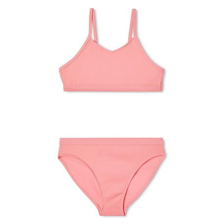 George Girls' Rib Bikini 2-Piece Set - Walmart.ca