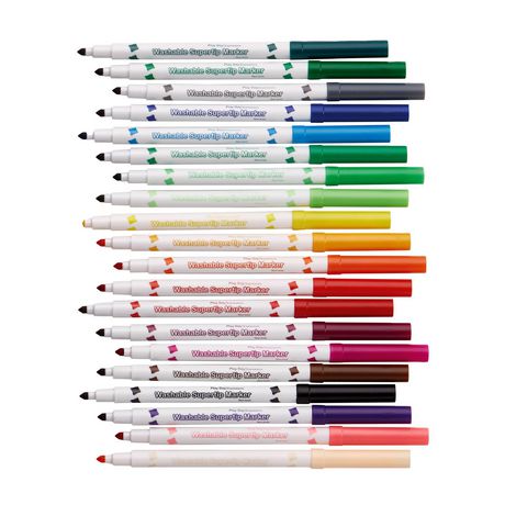 Best Fabric Markers (Pack of 24 Pens) Non-Toxic - Set of 24 Individual  Colors - No Duplicates 