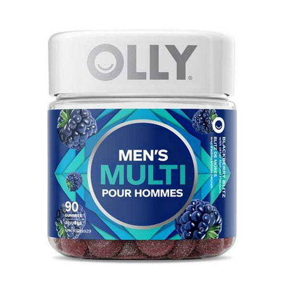 Vitamine Olly Blitz de Mûres pour hommes 45 jours de vitamine