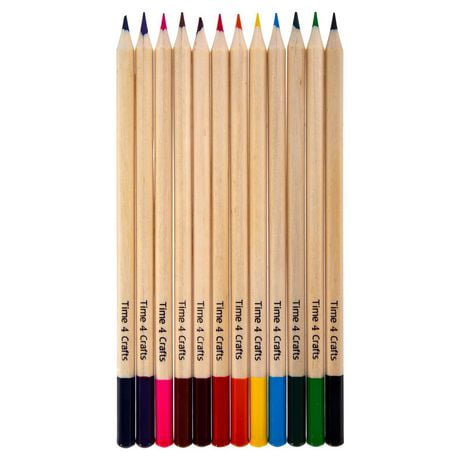 Time 4 Crafts 12-Pack Premium Quality Colouring Pencil Set