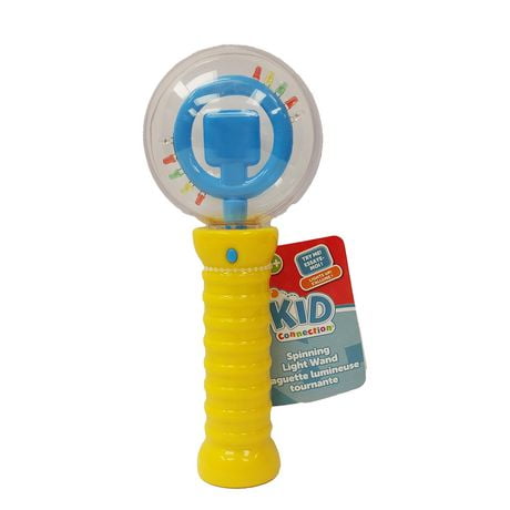 Handheld spinning light store toy