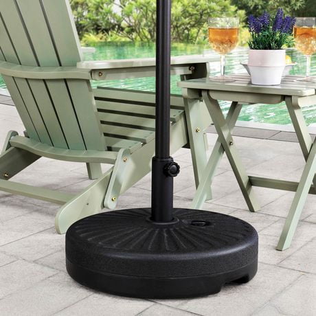 Sunjoy Universal Black Spoke Patio Umbrella Base | Walmart Canada