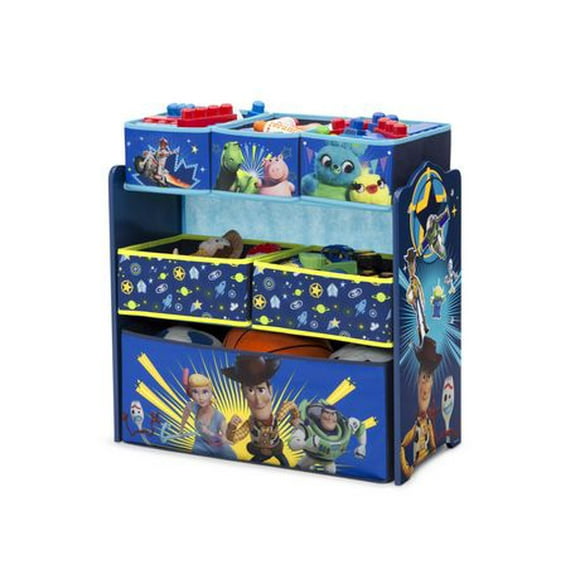 Toy Story 4 Design and Store 6-Bin Toy Organizer by Delta Children