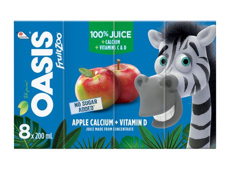 Oasis FruitZoo Apple Juice with Calcium and Vitamins C & D | Walmart Canada