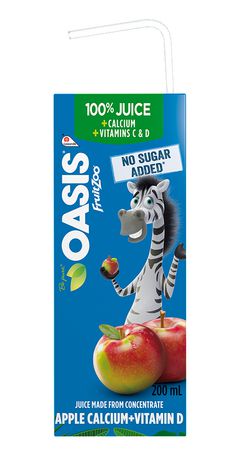 Oasis FruitZoo Apple Juice with Calcium and Vitamins C & D | Walmart Canada