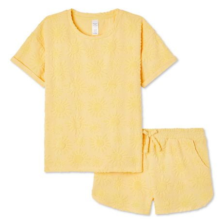 George Girls' Boxer Cover-Up 2-Piece Set, Sizes XS-XL