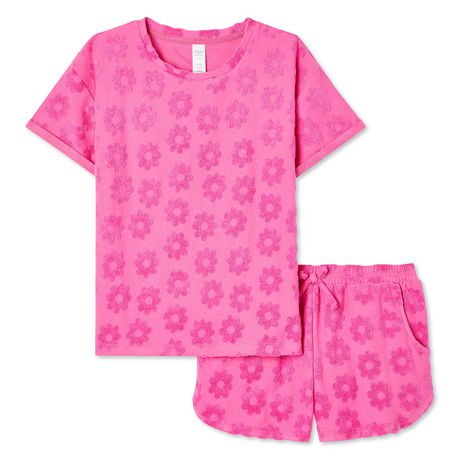George Girls' Boxer Cover-Up 2-Piece Set, Sizes XS-XL
