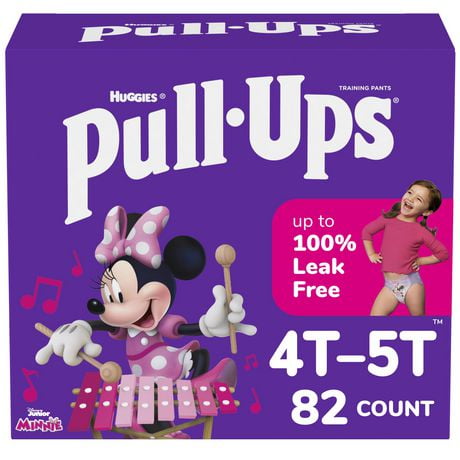 Pull-Ups Girls' Potty Training Pants, Economy Pack, Size: 2T - 6T | 104 - 66 Count