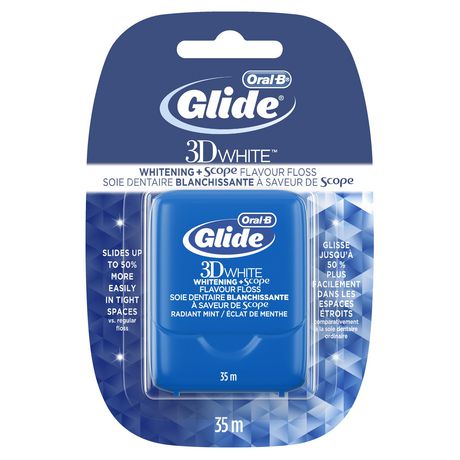 Oral-B Glide 3D White Whitening + Scope Radiant Mint Flavour Dental ...