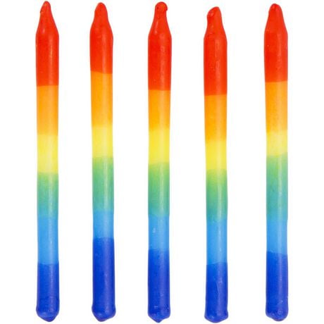 Candle Bday 16CT Tie Dye, 16 birthday candles
