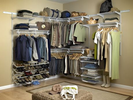 ClosetMaid 4 ft. - 6 ft. ShelfTrack Closet Organizer | Walmart Canada