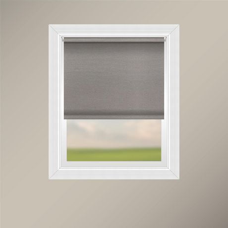 Off Cut Shades Chainless Satin Back Roller Shade-Atmosphere | Walmart ...