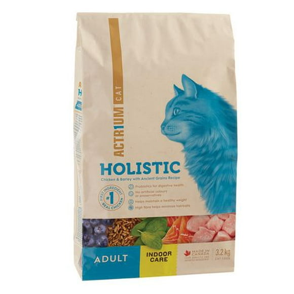 Nourriture pour chats adultes soin d’intérieur ACTR1UM Holistique 3.2kg