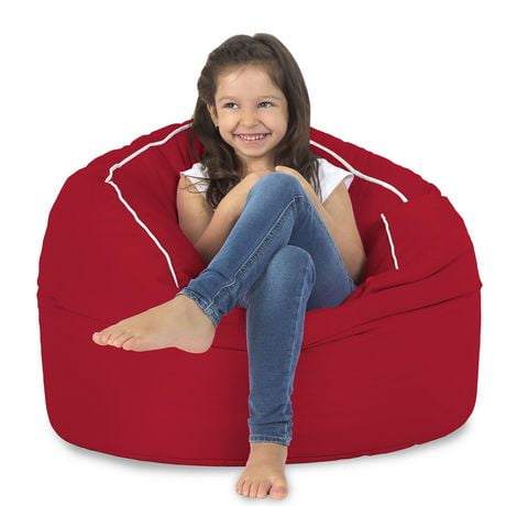 Lounge & Co Red Drum Bean Bag Cover, 1 bean bag cover