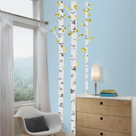 RoomMates Birch Trees P&S Giant Wall Decals