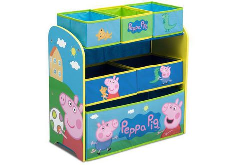 peppa pig toy bin