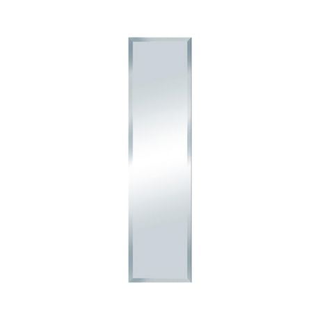 hometrends Bevel Door Mirror 14x54in, Bevel Door Mirror