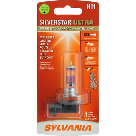 SYLVANIA H11 SilverStar ULTRA Halogen Headlight