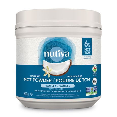 Nutiva Organic MCT Oil Powder 300g Vanilla