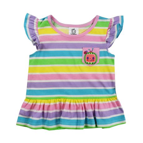 Toddler Girls Cocomelon Face Fashion Top | Walmart Canada