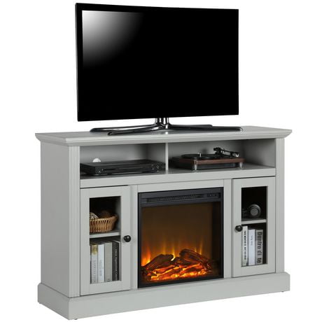 Chicago Electric Fireplace TV Console for TVs up to a 50", Dove Gray