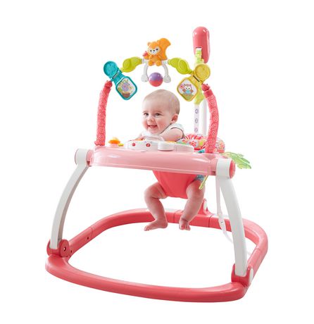 floral confetti spacesaver jumperoo