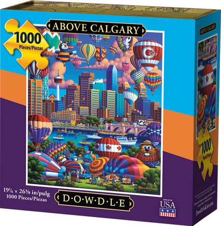 Dowdle Jigsaw Puzzle - above Calgary - 1000 Piece ...