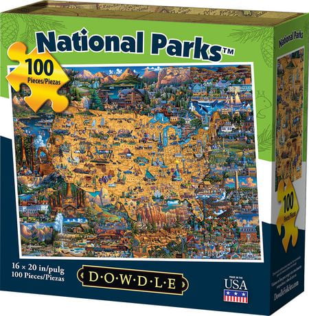 Dowdle Jigsaw Puzzle - National Parks - 100 Piece | Walmart Canada