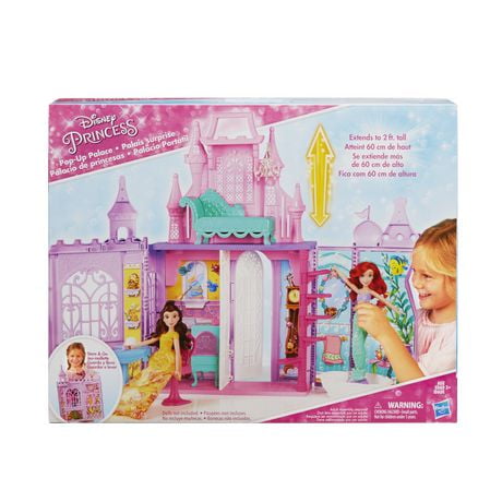 disney princess castle playset with 6 princess figurines