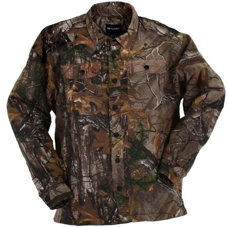 Realtree Men's Flannel Shirt Jacket | Walmart.ca