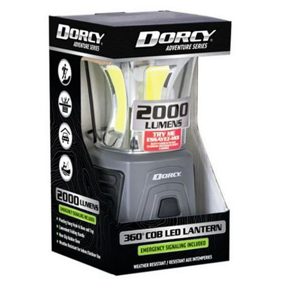 Dorcy Multi-Level Light Output Area Lantern, Model  41-3119, 2000 Lumens
