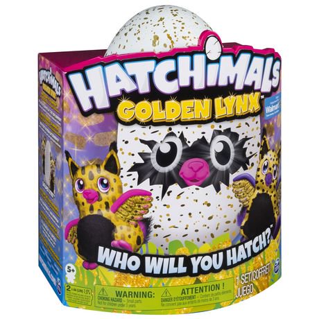 Hatchimals Golden Lynx – Hatching Egg with Interactive Creature by Spin ...