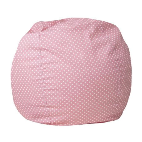 Small Light Pink Dot Kids Bean Bag Chair | Walmart Canada