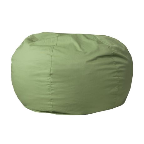 Oversized Solid Green Bean Bag Chair Walmart Canada   6000199810891 