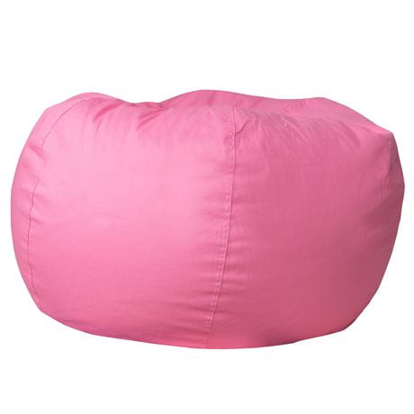 Oversized Solid Light Pink Bean Bag Chair