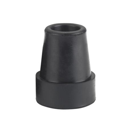 Drive Medical Black Small Base Quad Cane Tip, The Drive Medical Small Base Quad Cane Tips are made from rubber to protect flooring.