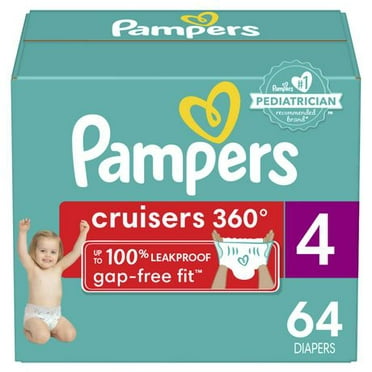 Pampers Cruisers 360 Diapers, Super Pack, Size 3-7, 78-44 Count