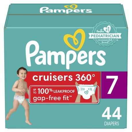 Couches Pampers Cruisers 360, format Super tailles 3-7, 78-44 couches