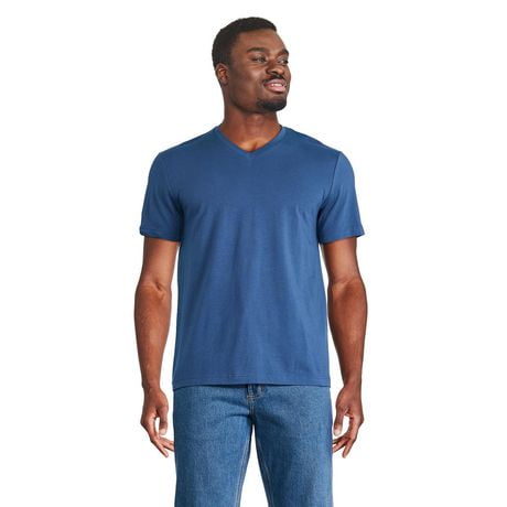 George Men's Stretch V-Neckline Tee - Walmart.ca