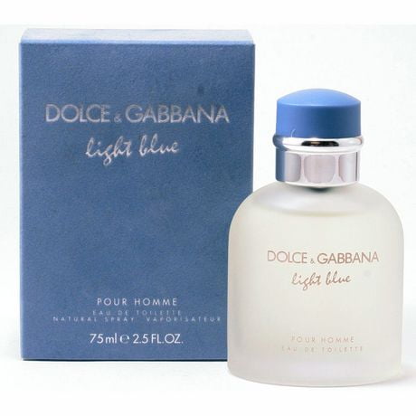 Fragrance Light Blue de Dolce & Gabanna pour hommes Eau De Toilette Vaporisateur 75ml