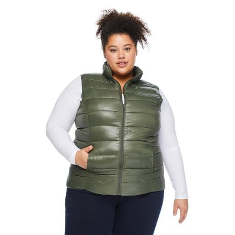 George Women's Plus Packable Vest, Sizes 1X-4X