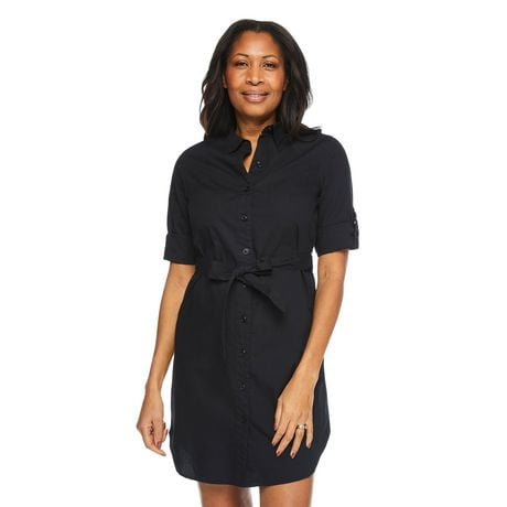 Iyla Women's Belted Shirt Dress, Sizes S-XXL