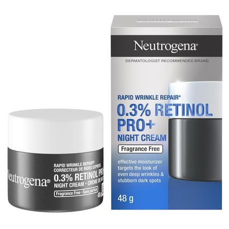 Neutrogena Rapid Wrinkle Repair 0.3% Retinol Pro+ Night Cream, 48 GR