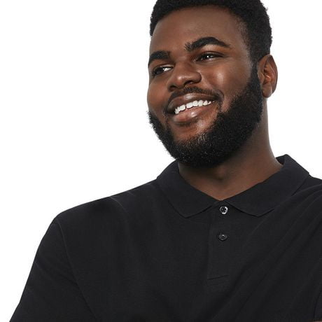 George Men's Short Sleeve Solid Pique Polo | Walmart Canada