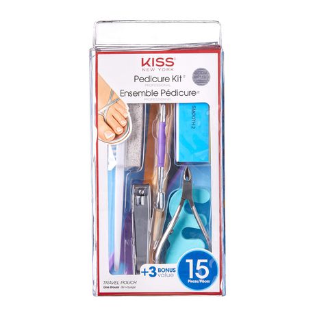 KISS Pedicure Kit - Professional - 15 Pieces, Professional quality ...