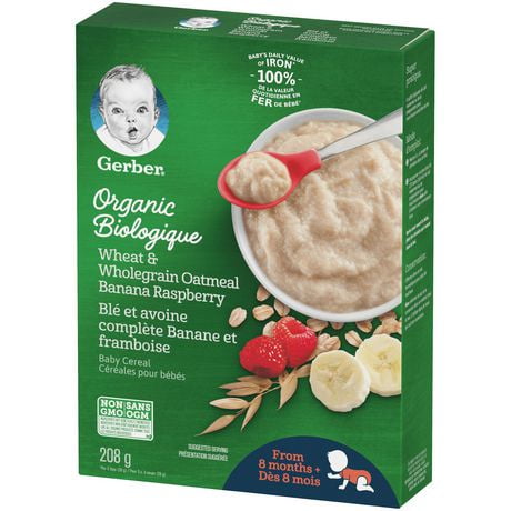 gerber organic oatmeal banana