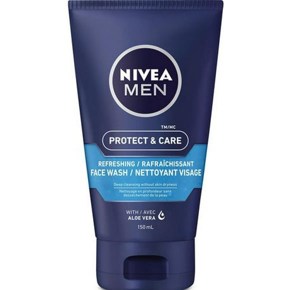 NIVEA MEN Protect & Care Refreshing Face Wash, 150 mL