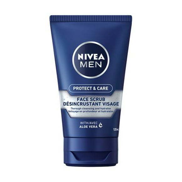 NIVEA MEN Protect & Care Exfoliating Face Scrub, 125 g