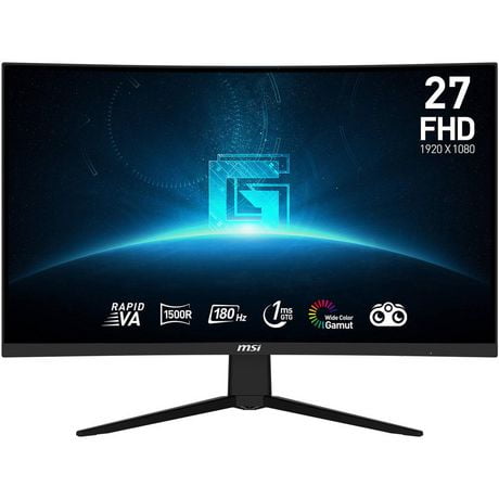 MSI G27C3F, 27" Curved Gaming Monitor, 1080P, 180Hz